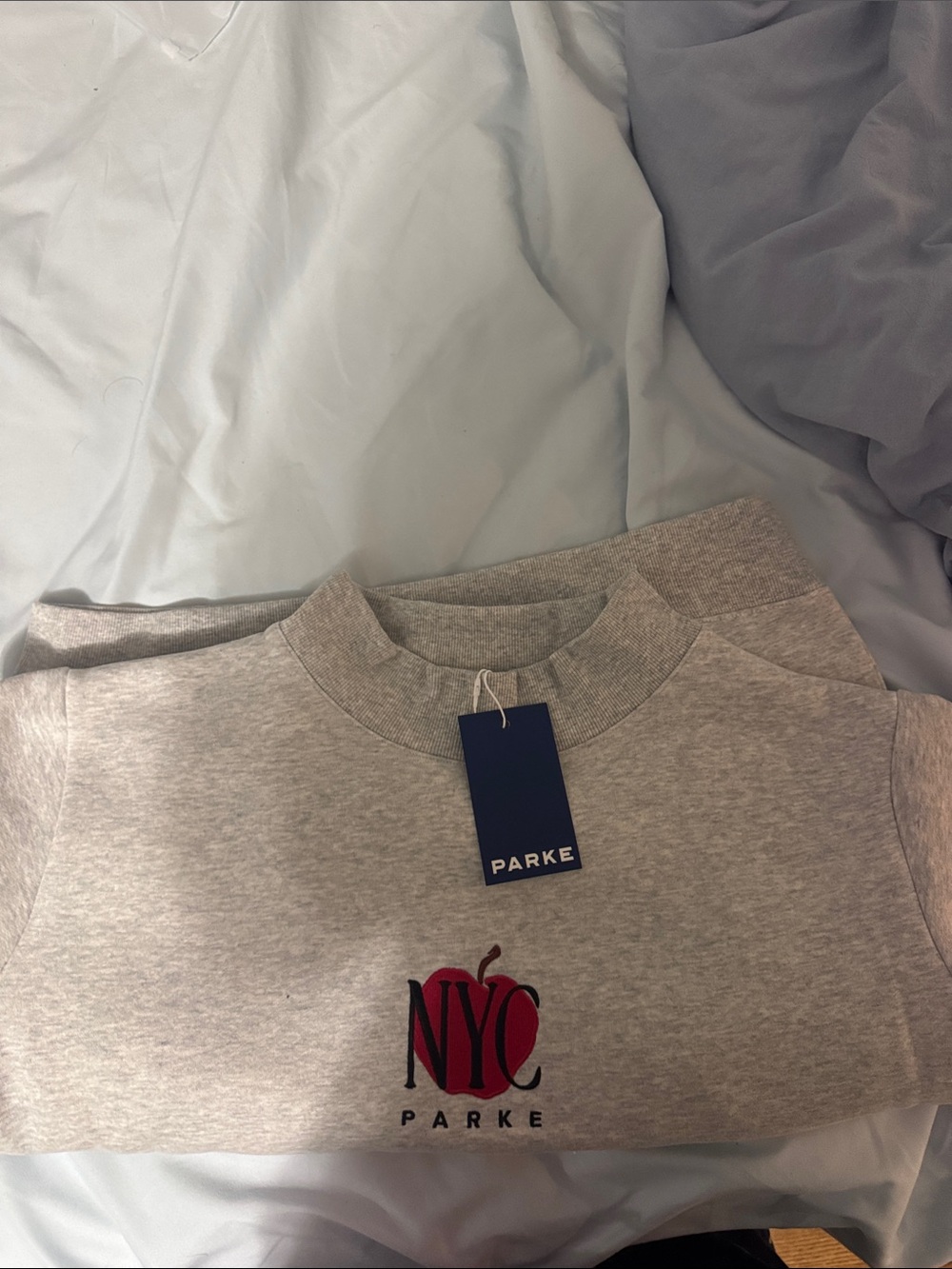 Parke NYC apple Crewneck Sweater